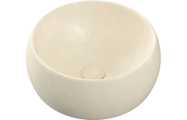 Vorlich 400mm Ceramic Washbowl - Stone Effect