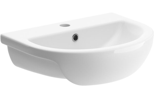 Merrick 500x390mm 1TH Semi Recessed Basin