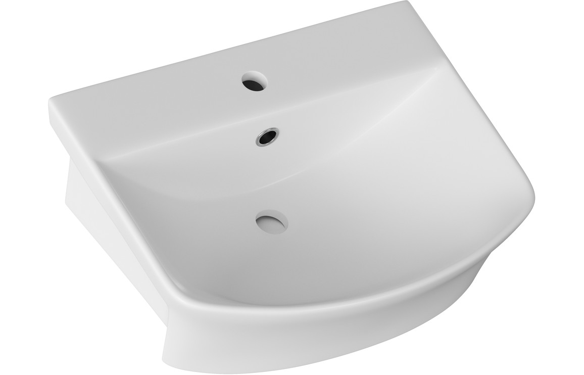 Ledi 500x400mm 1TH Semi Recessed Basin - Image 2