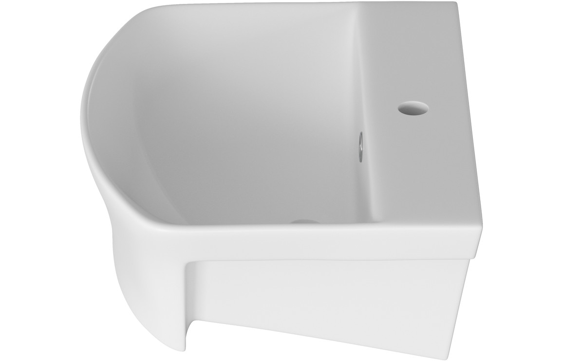 Ledi 500x400mm 1TH Semi Recessed Basin - Image 3