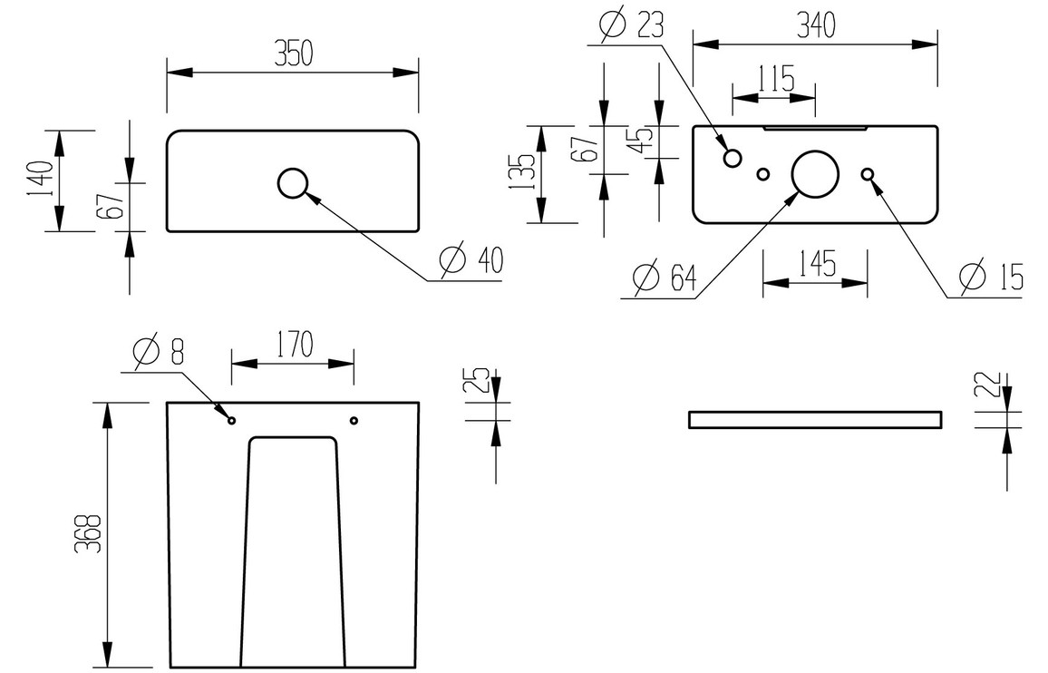 Donich Rimless Close Coupled Fully Shrouded Short Projection WC & Soft Close Seat - Image 5
