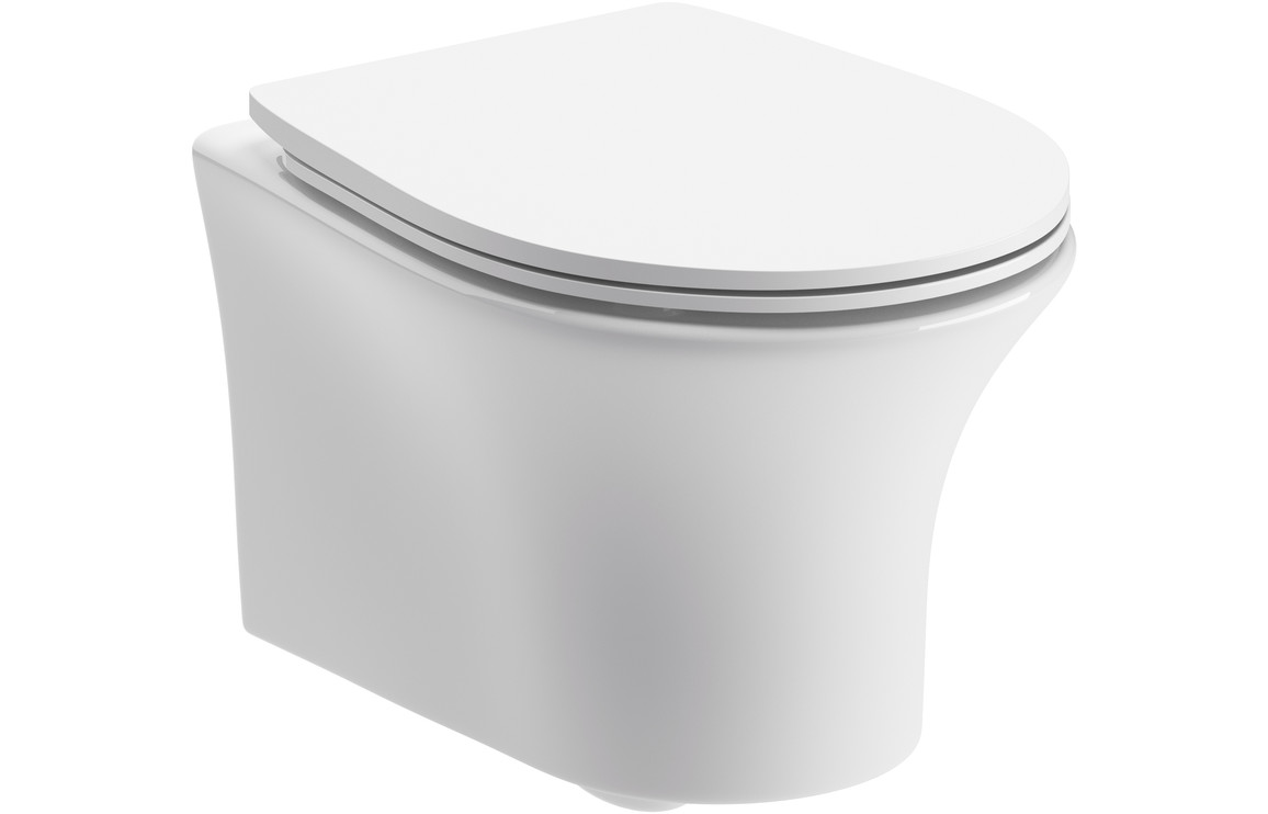 Ledi Rimless Wall Hung WC & Soft Close Seat