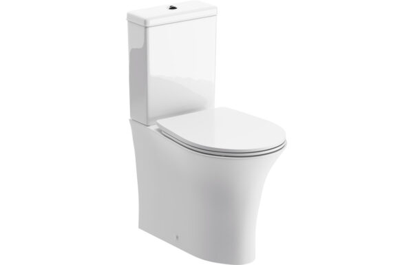 Ledi Rimless Close Coupled Fully Shrouded WC & Soft Close Seat