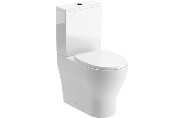 Cairn Rimless Short Projection Close Coupled Fully Shrouded WC & Soft Close Seat