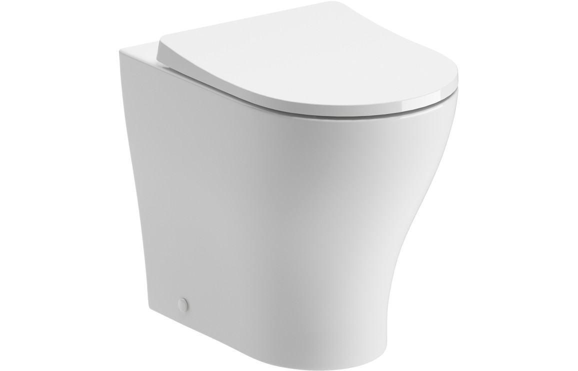 Cairn Rimless Back To Wall WC & Soft Close Seat