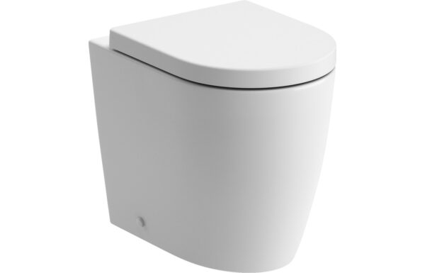 Alder Rimless Back To Wall Comfort Height WC & Soft Close Seat
