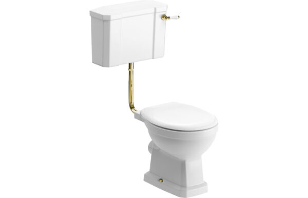 Lair Low Level WC & Soft Close Seat w/Br.Brass Finishes
