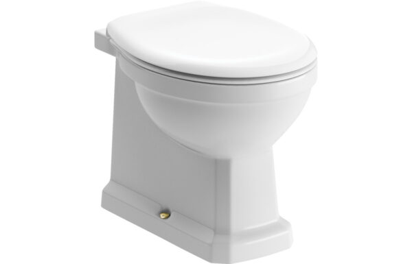Lair Back To Wall WC & Soft Close Seat w/Br.Brass Finishes