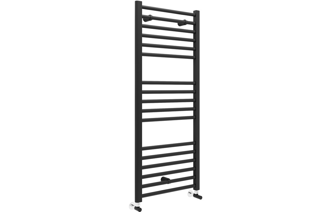 Rain Straight 30mm Ladder Radiator (500x1200x30mm) - Matt Black