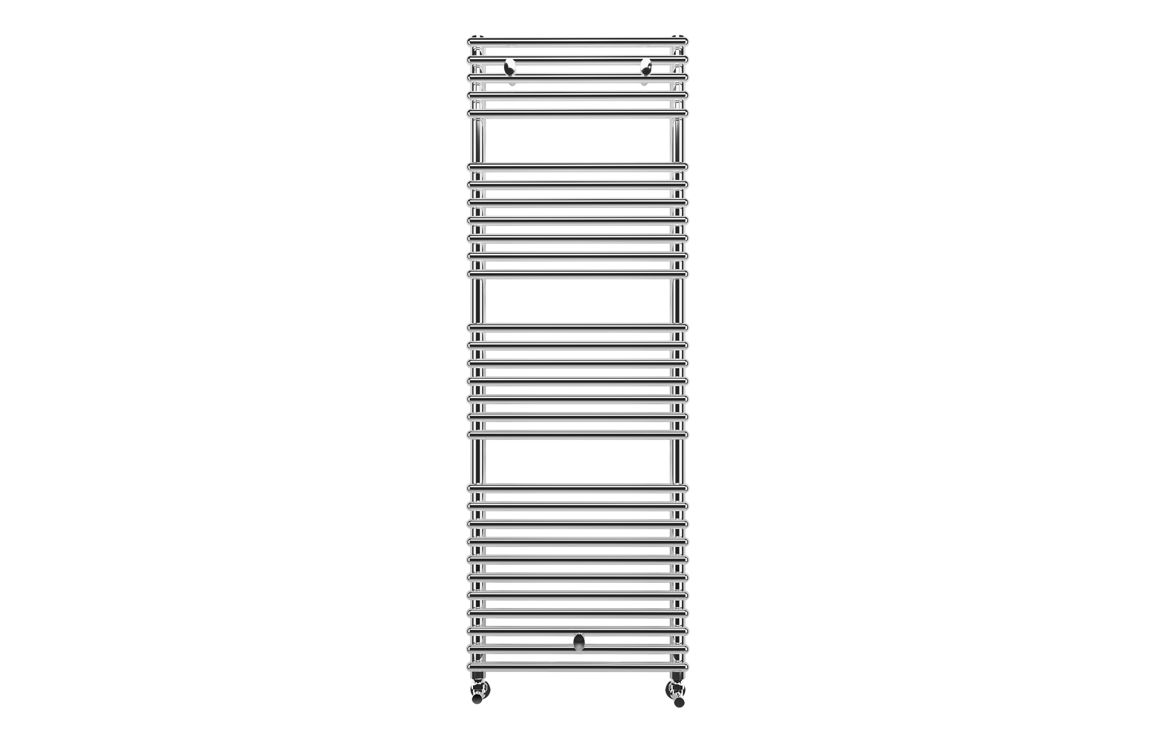 Night Round Ladder Radiator (500x1450mm) - Chrome