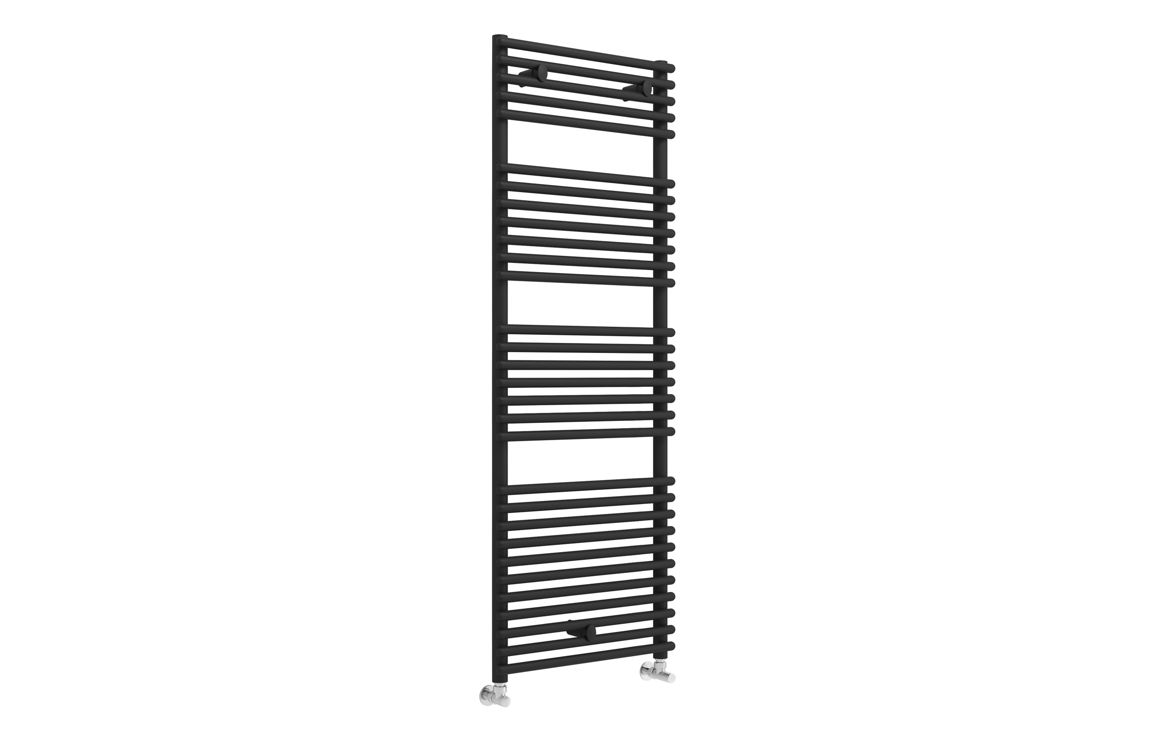 Night Round Ladder Radiator (500x1450mm) - Black