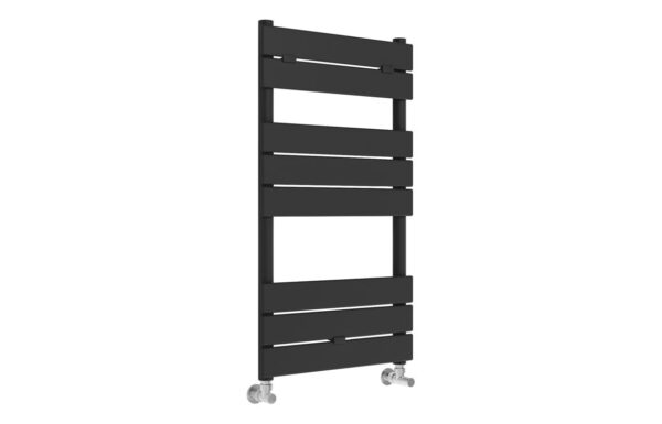 Shadow Square Ladder Radiator (500x840mm) - Black