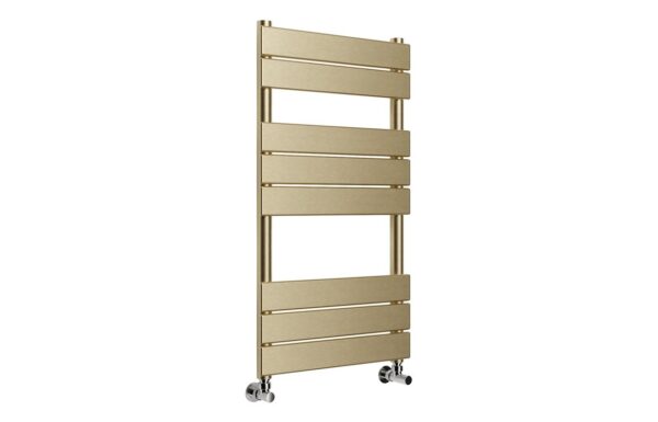Shadow Square Ladder Radiator (500x840mm) - Brushed Brass