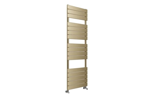 Shadow Square Ladder Radiator (500x1500mm) - Brushed Brass
