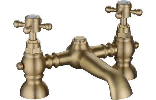 Foyers Bath Filler - Brushed Brass