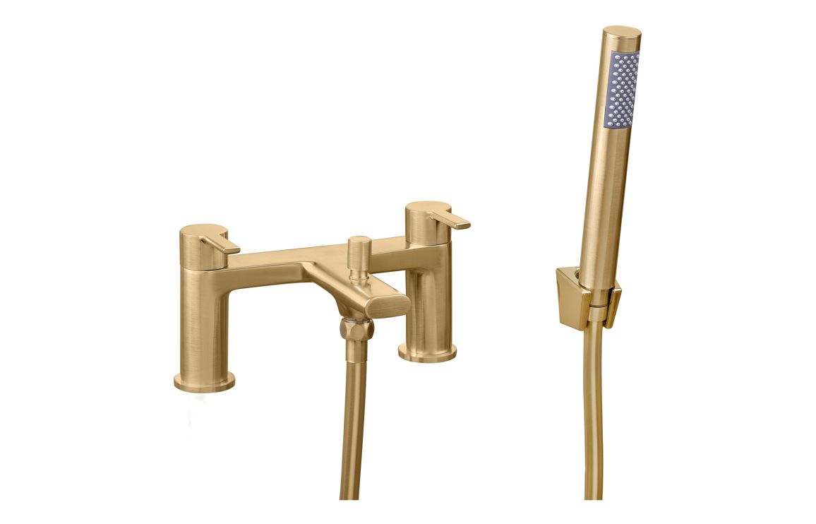 Milan Bath/Shower Mixer - Brushed Brass