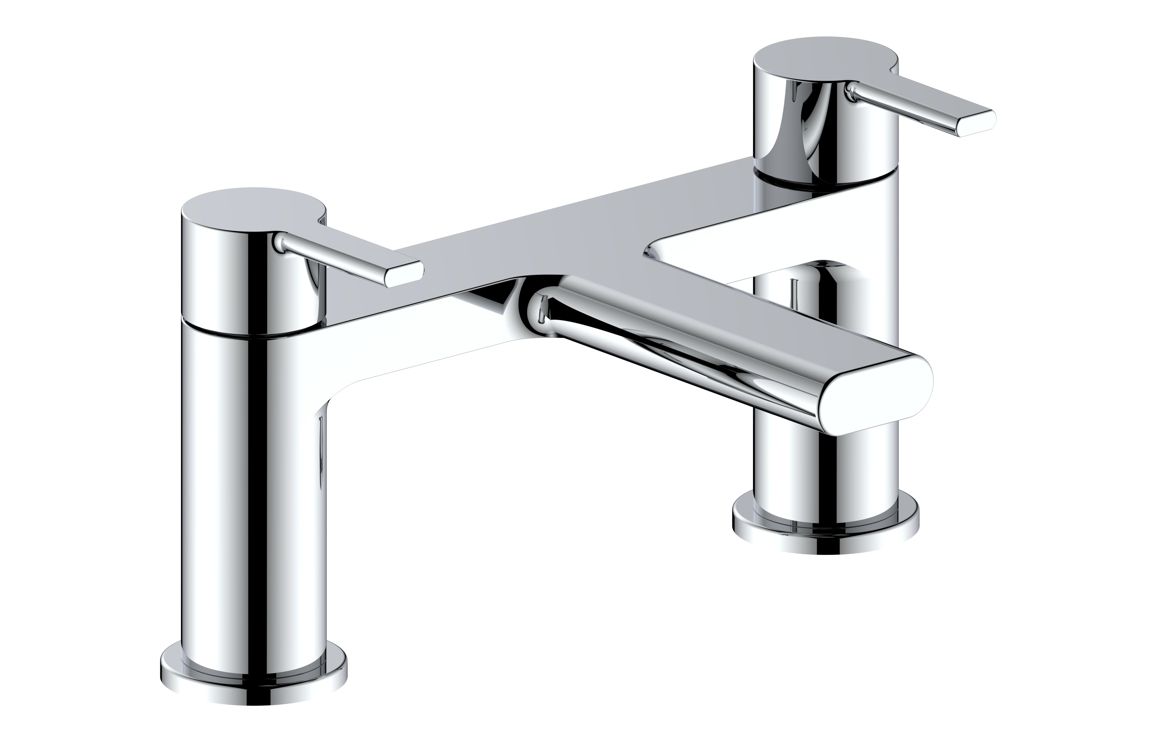Milan Bath Filler - Chrome