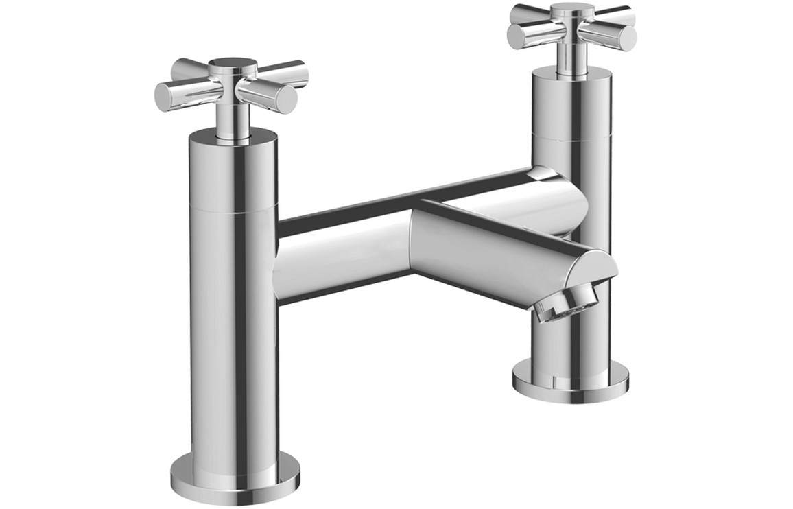 Mae Bath Filler - Chrome