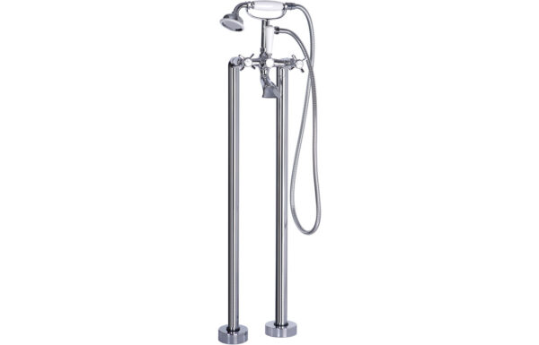 Derna Floor Standing Bath/Shower Mixer - Chrome
