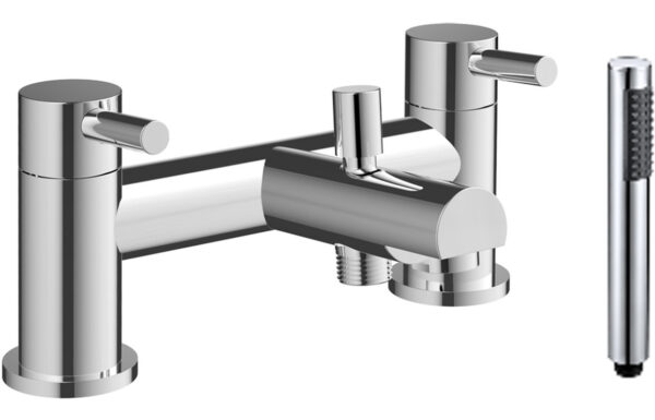Victoria Bath/Shower Mixer & Bracket - Chrome