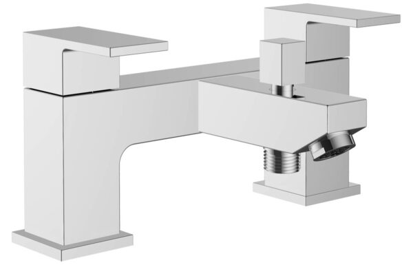 Keila Bath/Shower Mixer & Bracket - Chrome