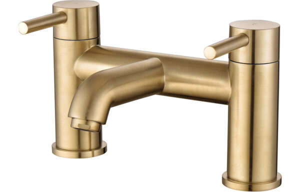Tortum Bath Filler - Brushed Brass