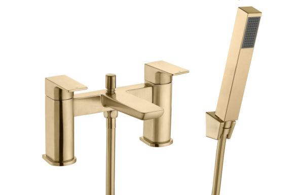 Kagera Bath/Shower Mixer - Brushed Brass