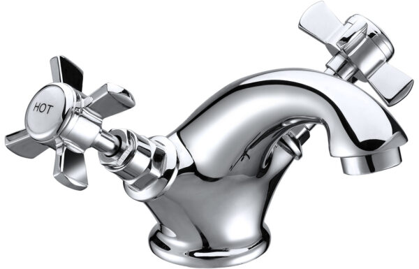 Derna Basin Mixer & Waste - Chrome