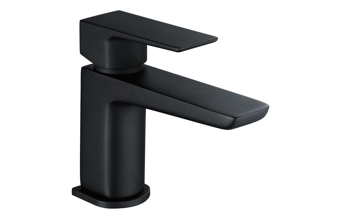 Kagera Cloakroom Basin Mixer & Waste - Matt Black