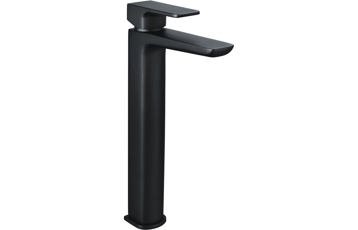 Kagera Tall Basin Mixer - Matt Black