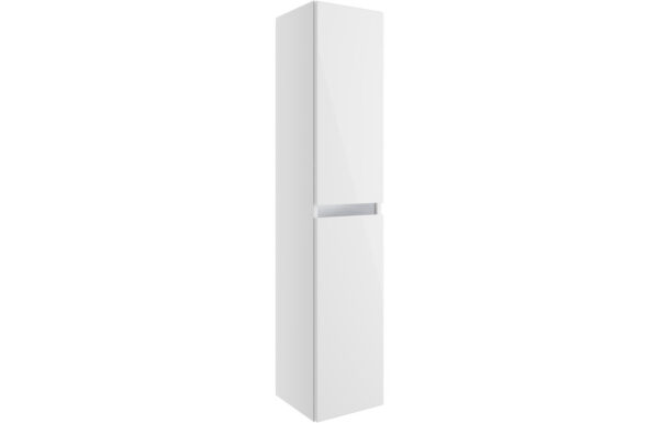 Florida 300mm 2 Door Wall Hung Tall Unit - White Gloss