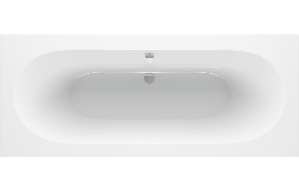 Avon Round Double End SUPERCAST 1700x700x550mm 0TH Bath w/Legs