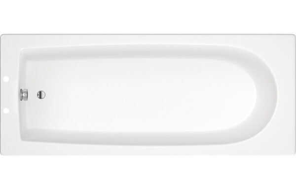 Connell D Shape Single End 1700x700x550mm 2TH Bath w/Legs
