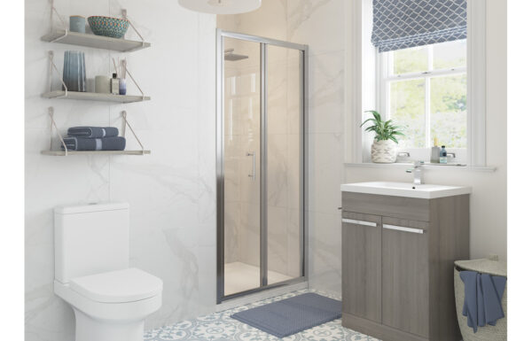 Options 700mm Bi-fold Door - Chrome