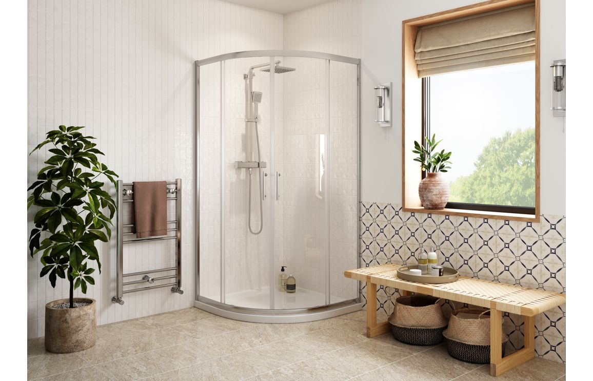 //2Go Full Suite w/900mm 2 Door Easy-Fit Quadrant & Tray - Image 6