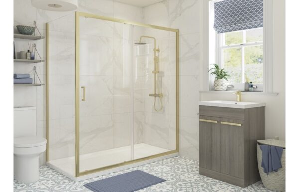Options 760mm Side Panel - Brushed Brass