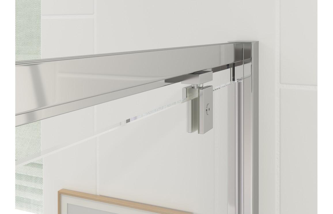 Amenity 760mm Pivot Door - Chrome - Image 3
