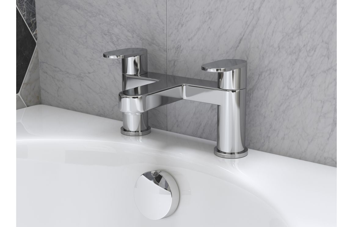 Risco Basin Mixer & Waste - Chrome - Image 3