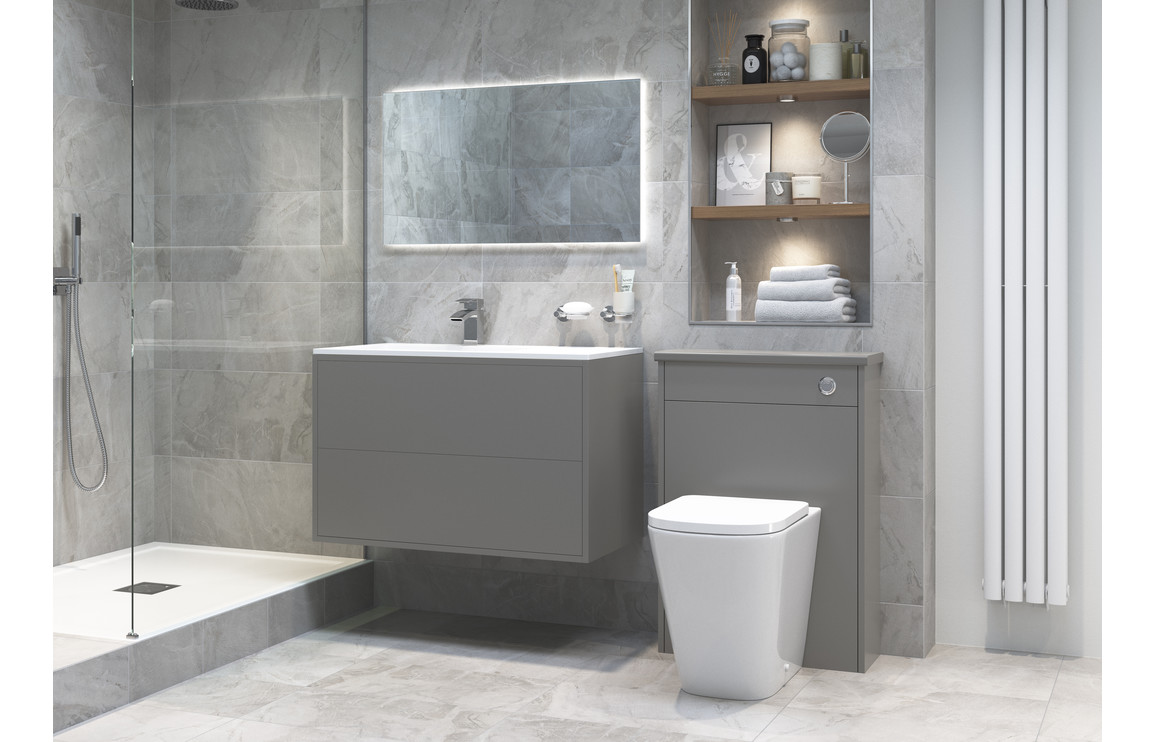 Donich Rimless Back To Wall Comfort Height WC & Soft Close Seat - Image 2