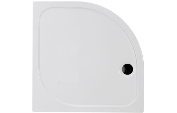 45mm Low Profile 1000mm Quadrant Tray & Waste - White