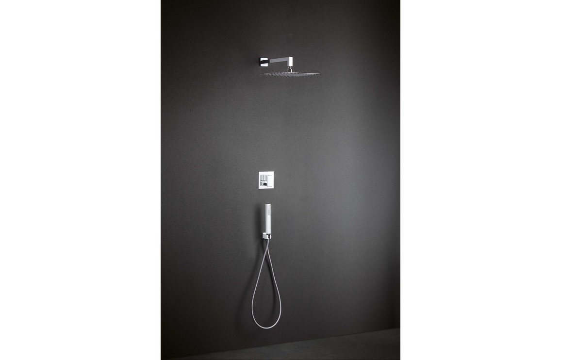 Vema Lys Brass Riser Rail w/Hose & Handset - Image 2