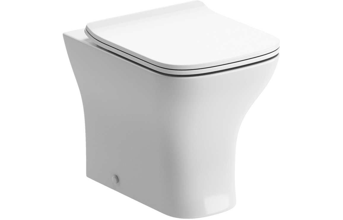 Etive Mor Rimless Comfort Height Back To Wall WC & Slim Soft Close Seat