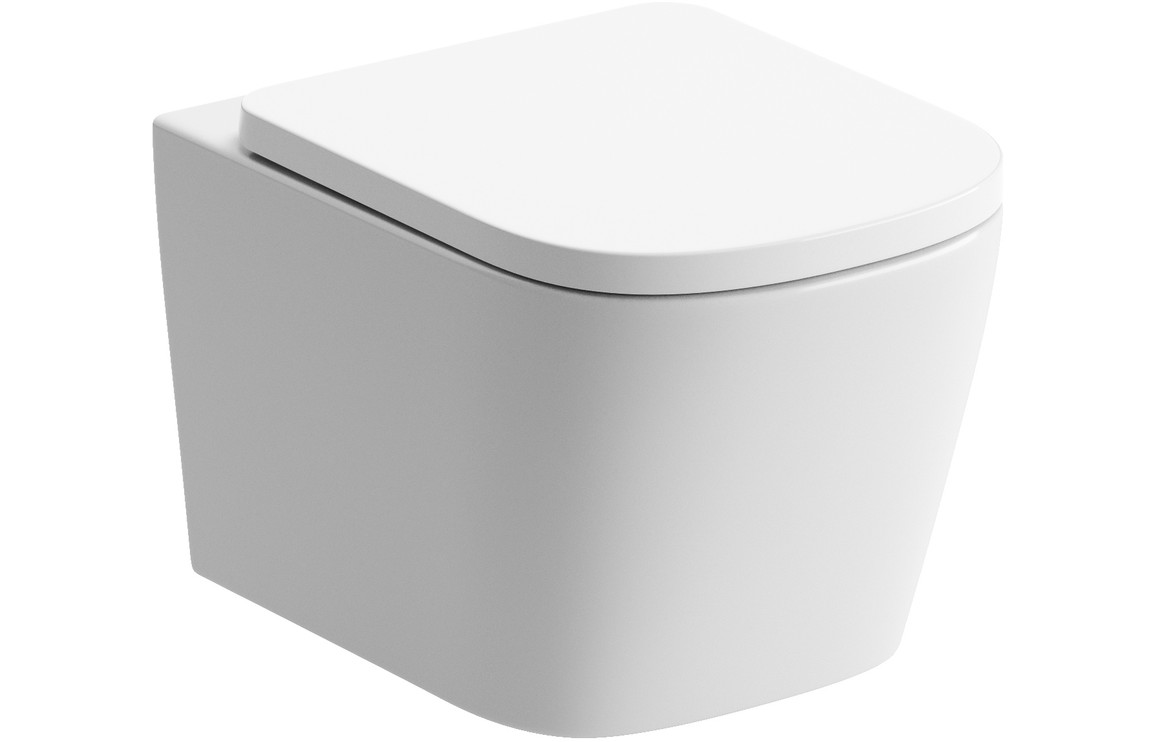 Donich Rimless Wall Hung WC & Soft Close Seat