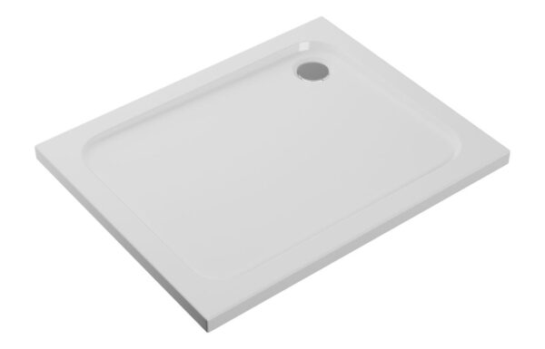 //2Go 45mm Low Profile 1000x700mm Rectangular Tray & Waste - White