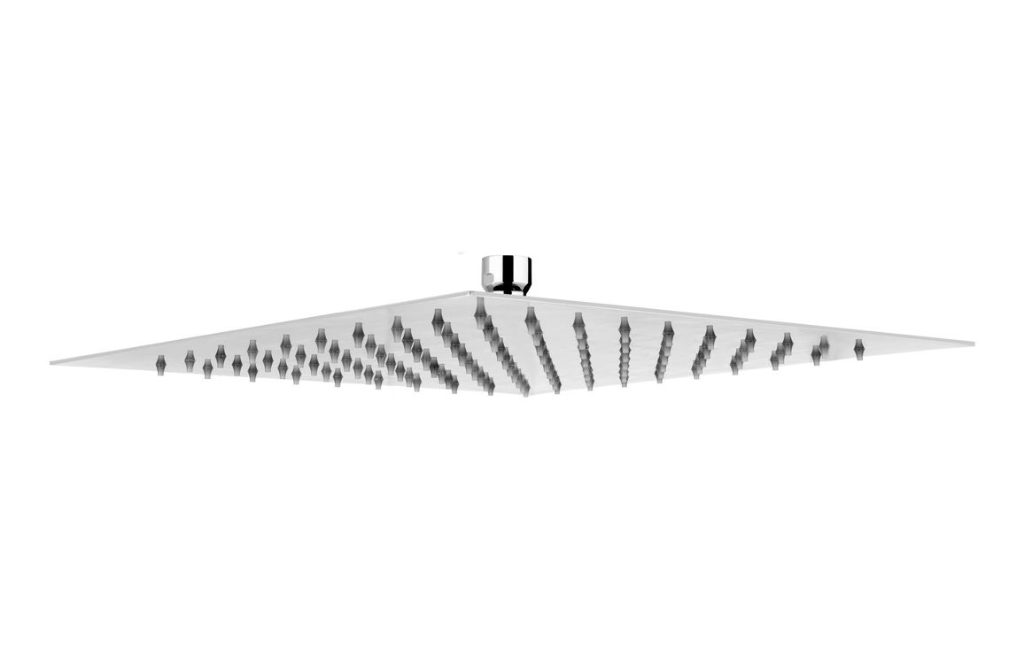 Abode Storm Slimline 300x300x3mm Square Showerhead - St/Steel