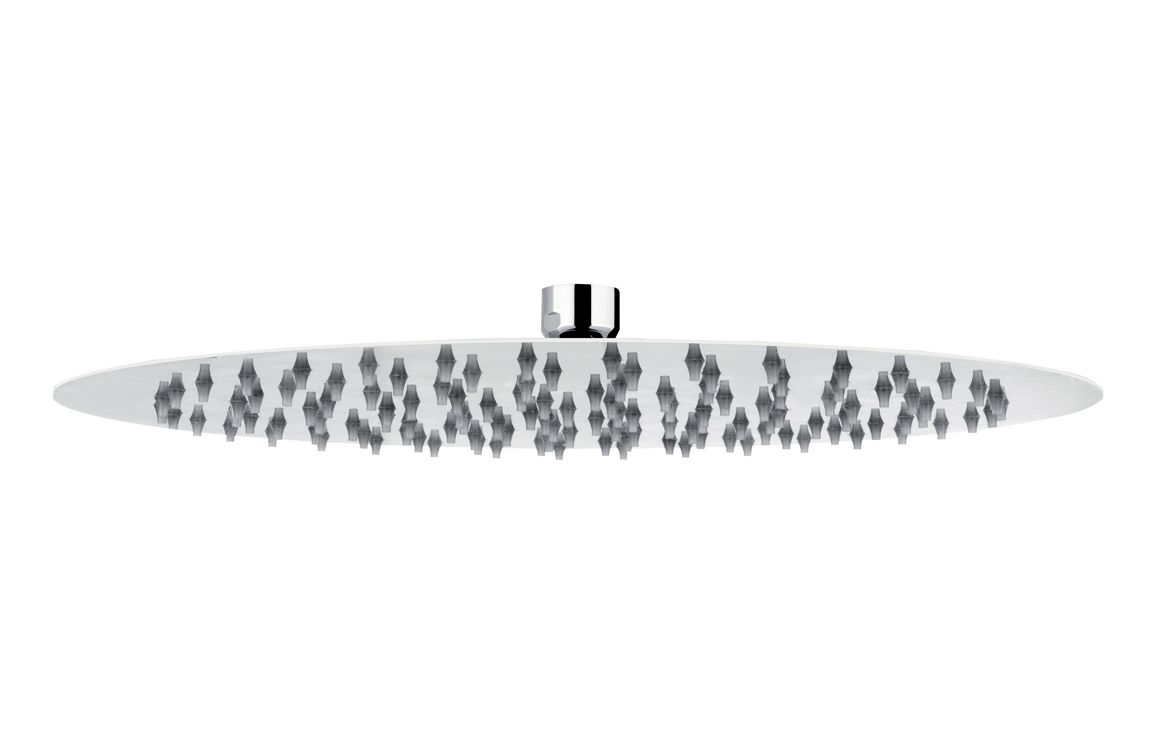 Abode Storm Slimline 300x300x3mm Circular Showerhead - St/Steel