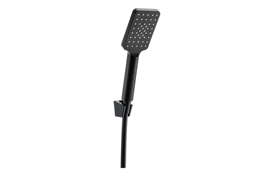 Abode Aquip Deck Mounted Bath Shower Mixer - Matt Black - Image 3