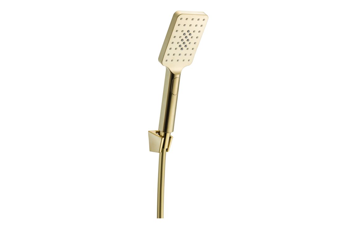 Abode Aquip Deck Mounted Bath Shower Mixer - Brushed Brass - Image 3