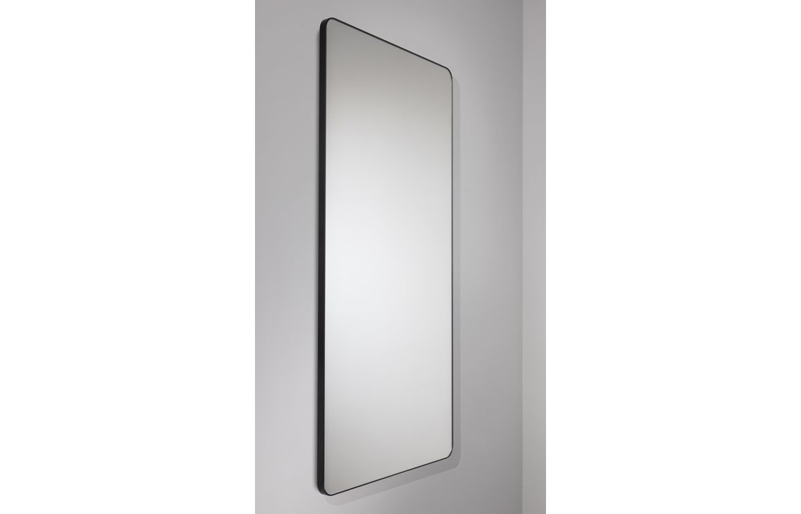 Abode Mayar 450x900mm Tablet Mirror - Matt Black - Image 2