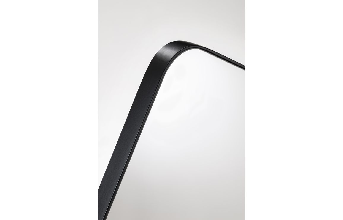 Abode Mayar 450x900mm Tablet Mirror - Matt Black - Image 3